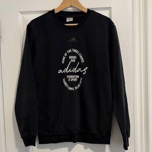 Adidas Black Crewneck Men's Sweater